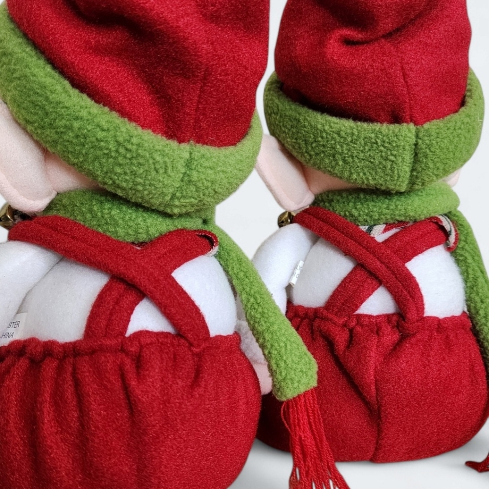 Adorable Vintage Christmas Elves - Set of 2 - Picture 7 of 15